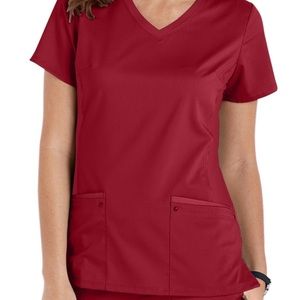Purple Label Yoga Scrub Top by healing hands